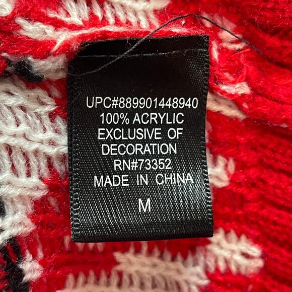 33 Degrees Xmas Ostrich Ugly Christmas Sweater Size M - Picture 5 of 6